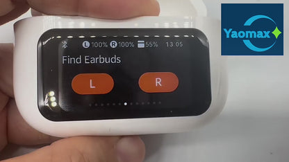 A9 Pro Smart Bluetooth Headset with Color Touch Screen, ENC/ANC, 36H Battery